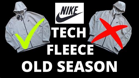 nike tech fleece vs real